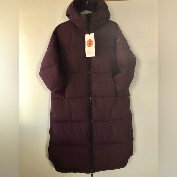 Save the duck Halesia long down jacket puffer coat new with tags Size S - Picture 4 of 11
